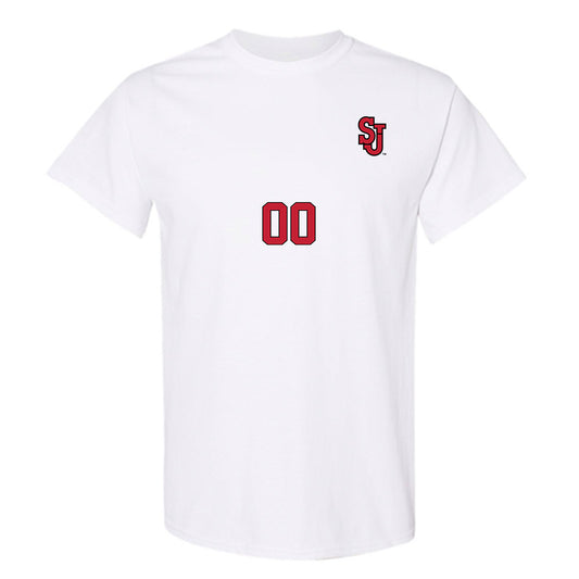 St. Johns - NCAA Women's Soccer : Iris de Rouw - Replica Shersey T-Shirt-0