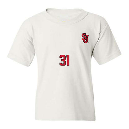 St. Johns - NCAA Women's Soccer : Maddie Mariani - Replica Shersey Youth T-Shirt-0