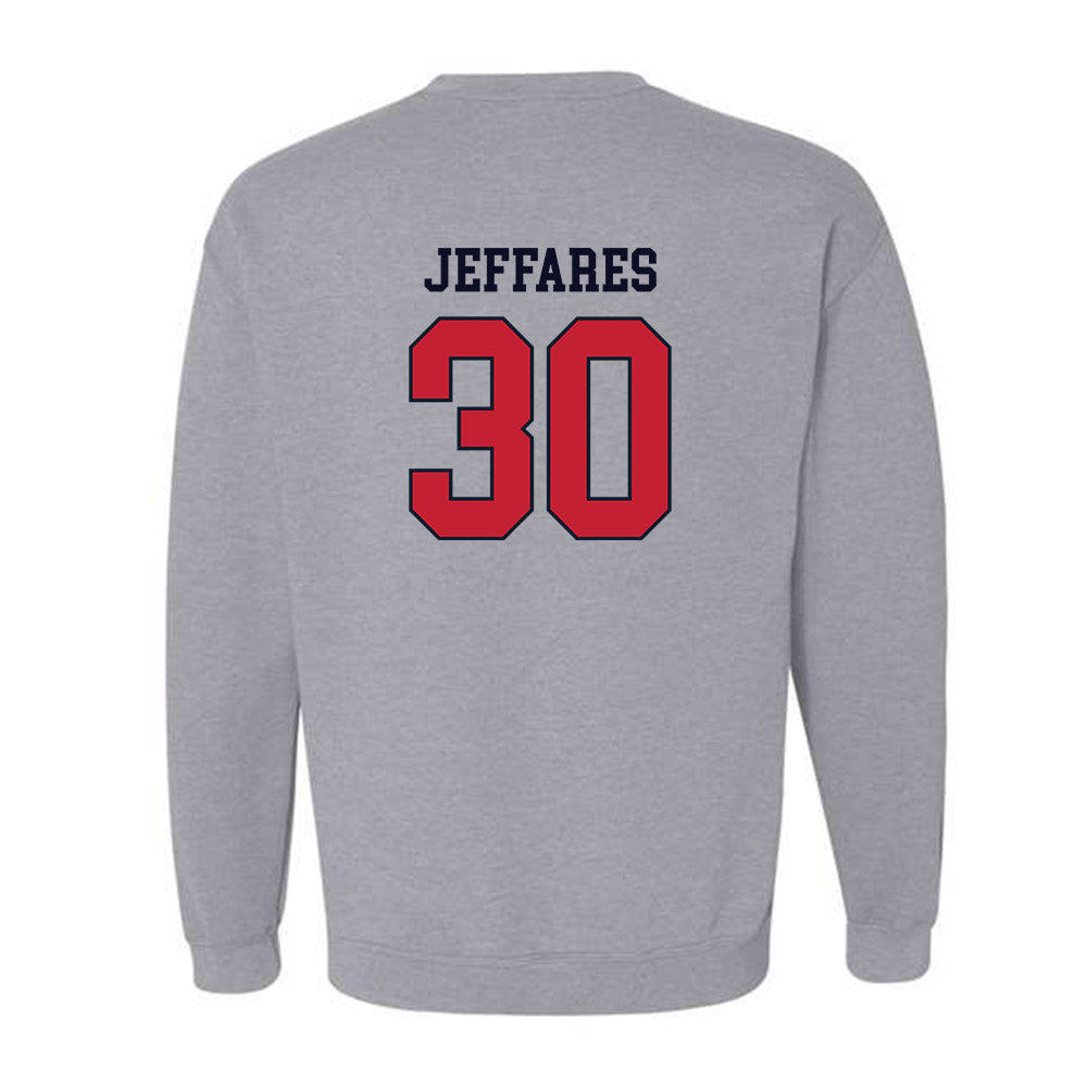 St. Johns - NCAA Men's Lacrosse : AJ Jeffares - Classic Shersey Crewneck Sweatshirt-1