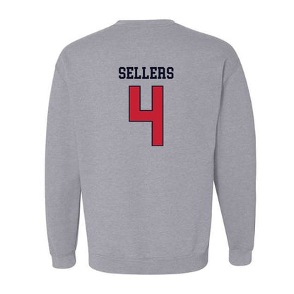 St. Johns - NCAA Men's Basketball : Oziyah Sellers - Classic Shersey Crewneck Sweatshirt-1