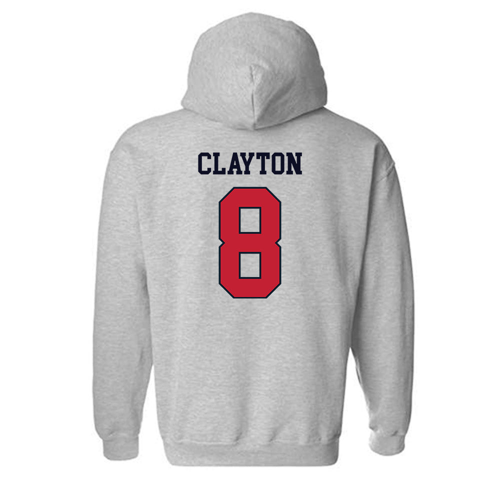 St. Johns - NCAA Women's Volleyball : Shiloh Clayton - Classic Shersey Hooded Sweatshirt-1