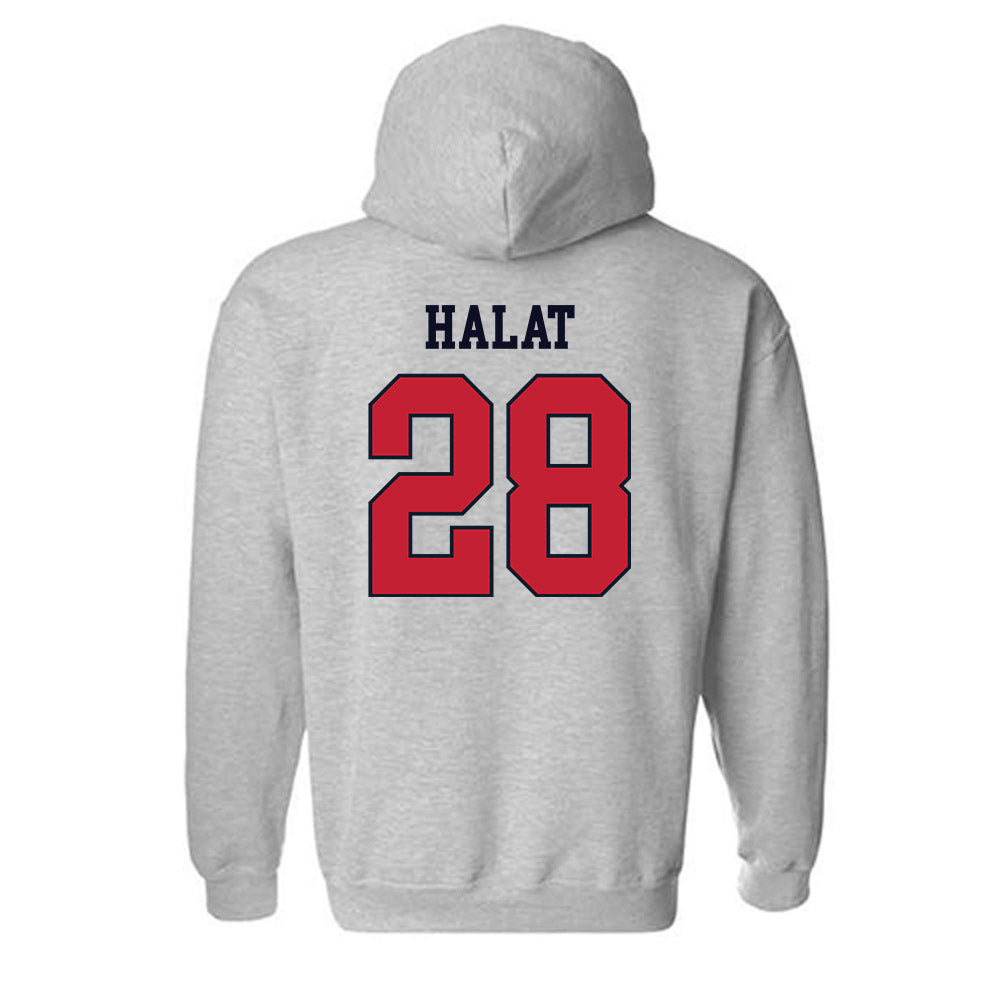 St. Johns - NCAA Men's Soccer : Damian Halat - Classic Shersey Hooded Sweatshirt-1