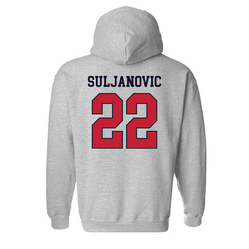 St. Johns - NCAA Men's Basketball : Imran Suljanovic - Classic Shersey Hooded Sweatshirt-1