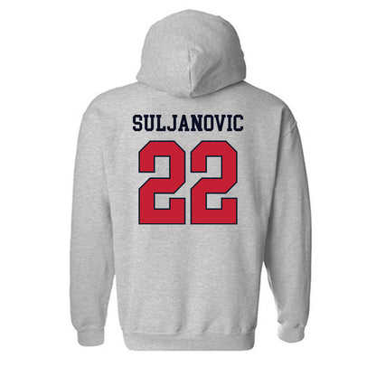 St. Johns - NCAA Men's Basketball : Imran Suljanovic - Classic Shersey Hooded Sweatshirt-1