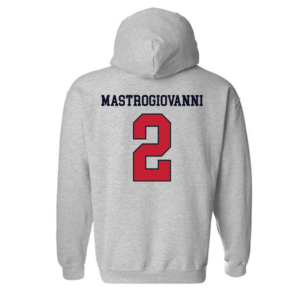 St. Johns - NCAA Men's Lacrosse : Luke Mastrogiovanni - Classic Shersey Hooded Sweatshirt-1