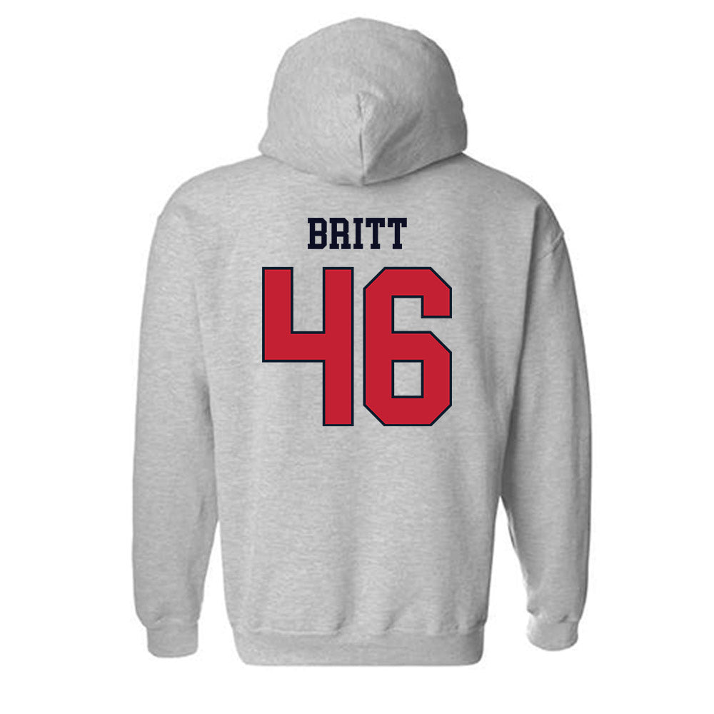 St. Johns - NCAA Baseball : Sean Britt - Classic Shersey Hooded Sweatshirt-1