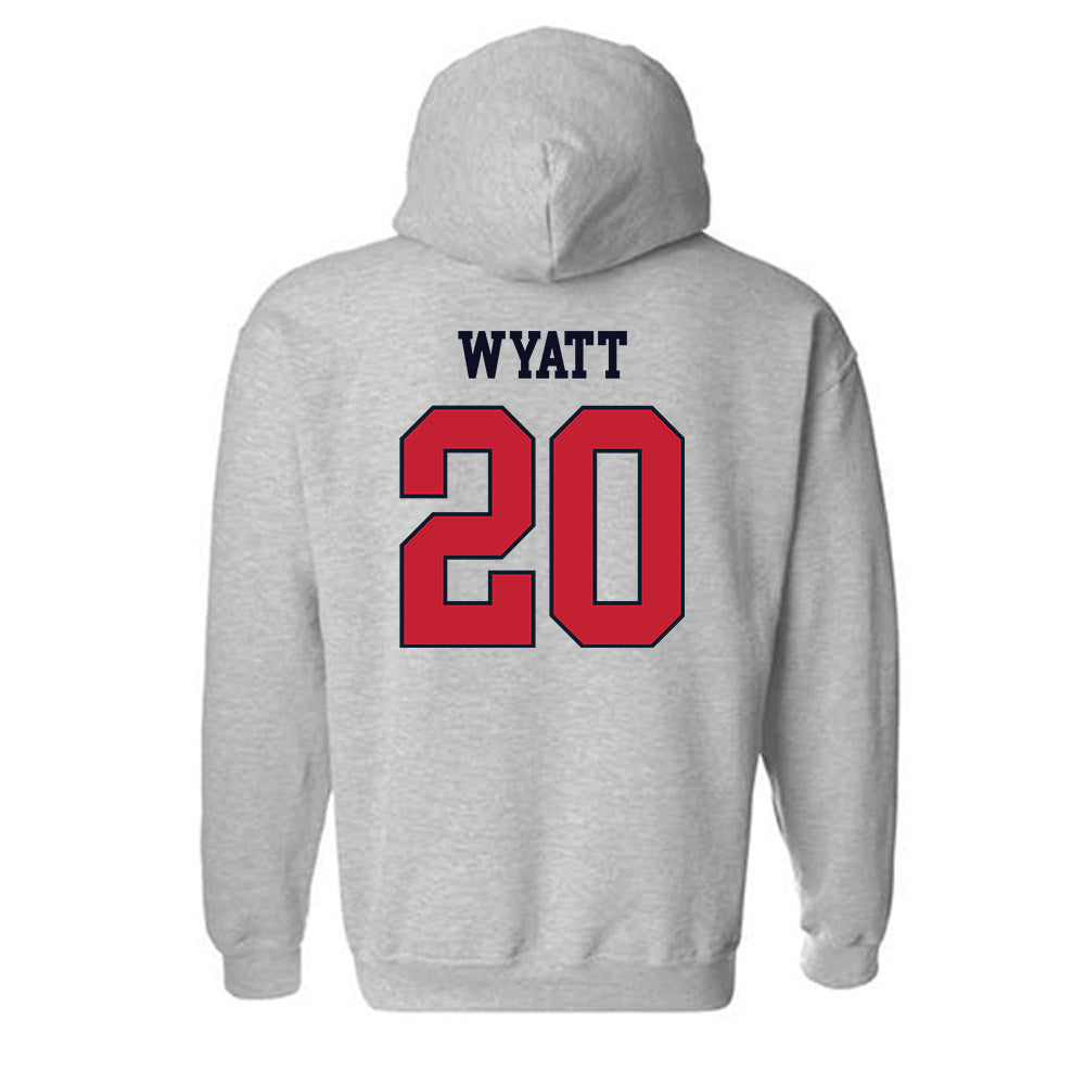St. Johns - NCAA Women's Basketball : Sa'Mya Wyatt - Classic Shersey Hooded Sweatshirt-1