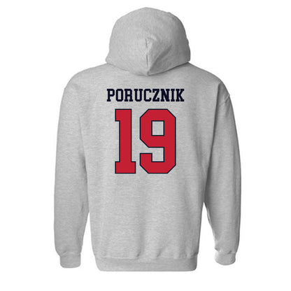 St. Johns - NCAA Men's Soccer : Andrew Porucznik - Classic Shersey Hooded Sweatshirt-1