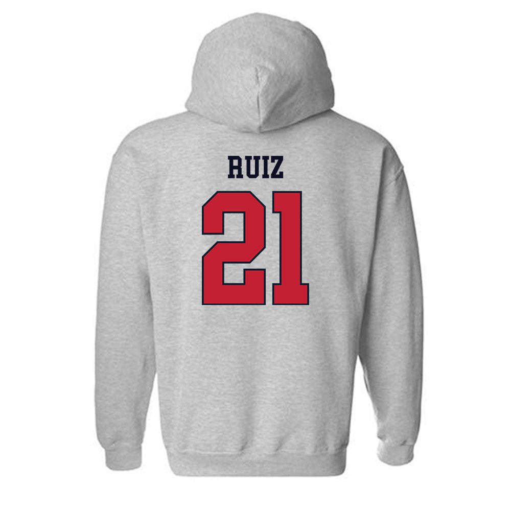 St. Johns - NCAA Baseball : Jacob Ruiz - Classic Shersey Hooded Sweatshirt-1