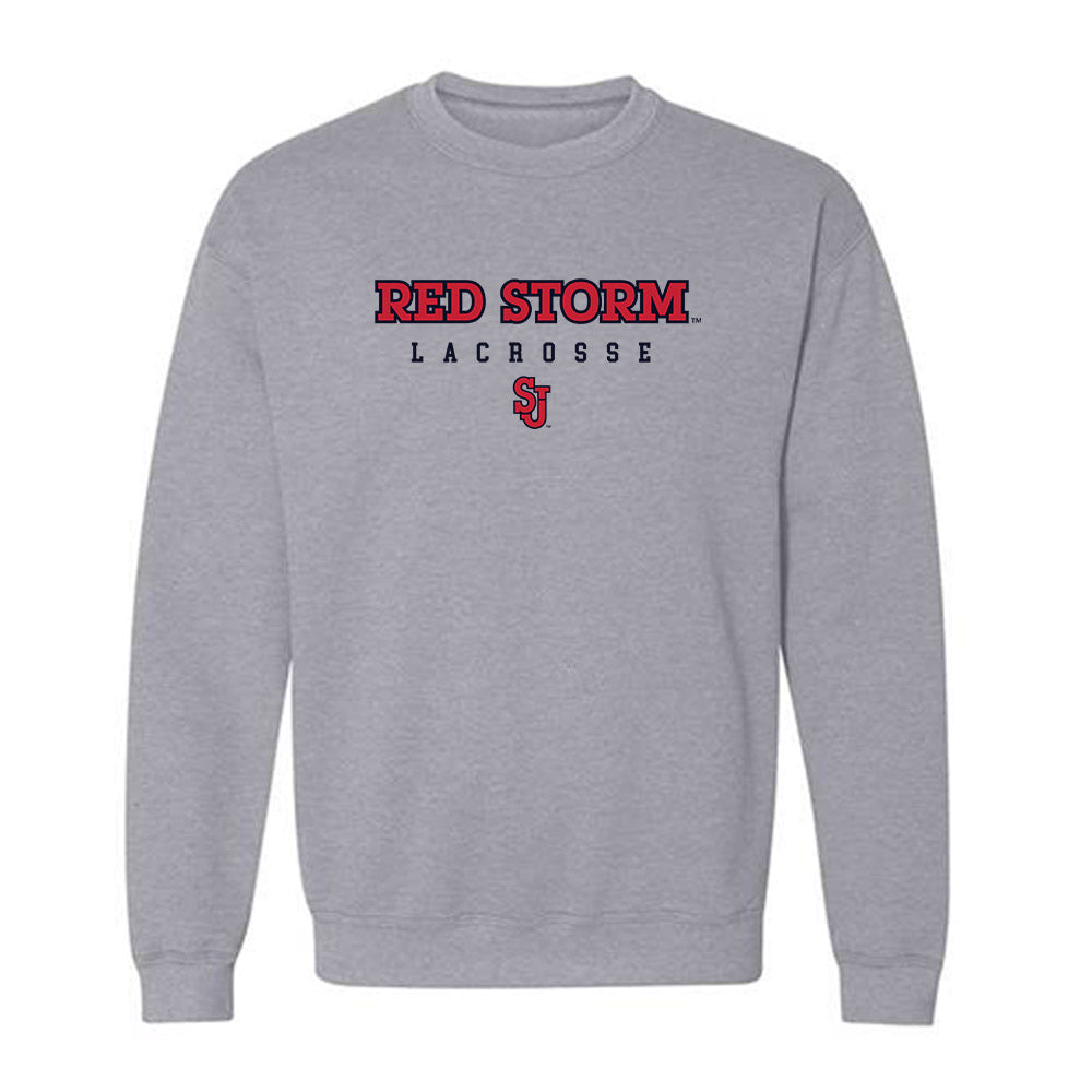 St. Johns - NCAA Men's Lacrosse : Noah Plenn - Classic Shersey Crewneck Sweatshirt-0