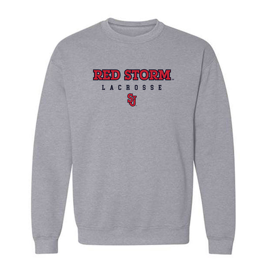 St. Johns - NCAA Men's Lacrosse : Dane Armstrong - Crewneck Sweatshirt Classic Shersey