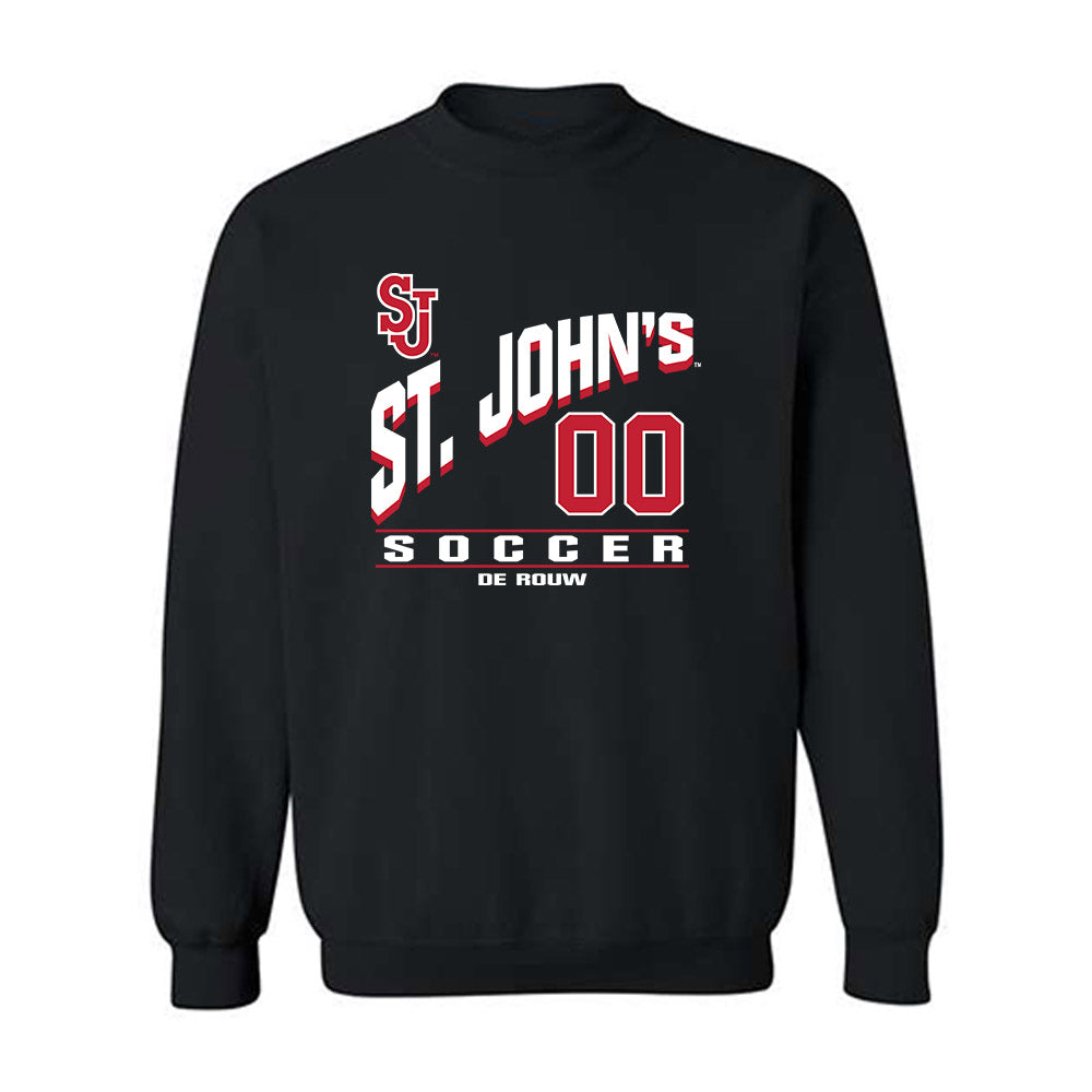 St. Johns - NCAA Women's Soccer : Iris de Rouw - Classic Fashion Shersey Crewneck Sweatshirt-0
