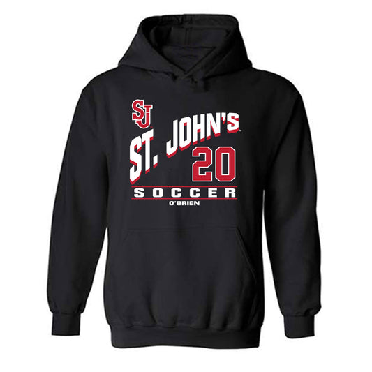 St. Johns - NCAA Women's Soccer : Aly O'Brien - Classic Fashion Shersey Hooded Sweatshirt