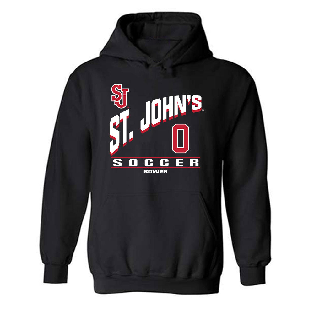 St. Johns - NCAA Women's Soccer : Kayla Bower - Hooded Sweatshirt Classic Fashion Shersey
