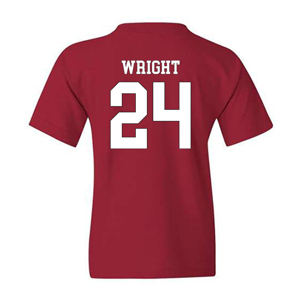 Troy - NCAA Women's Soccer : Riley Wright - Generic Shersey Youth T-Shirt-1