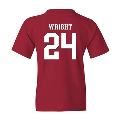 Troy - NCAA Women's Soccer : Riley Wright - Generic Shersey Youth T-Shirt-1