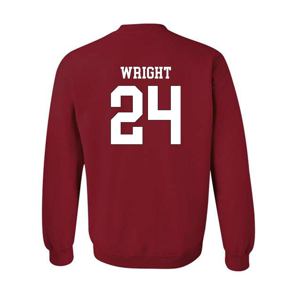 Troy - NCAA Women's Soccer : Riley Wright - Generic Shersey Crewneck Sweatshirt-1