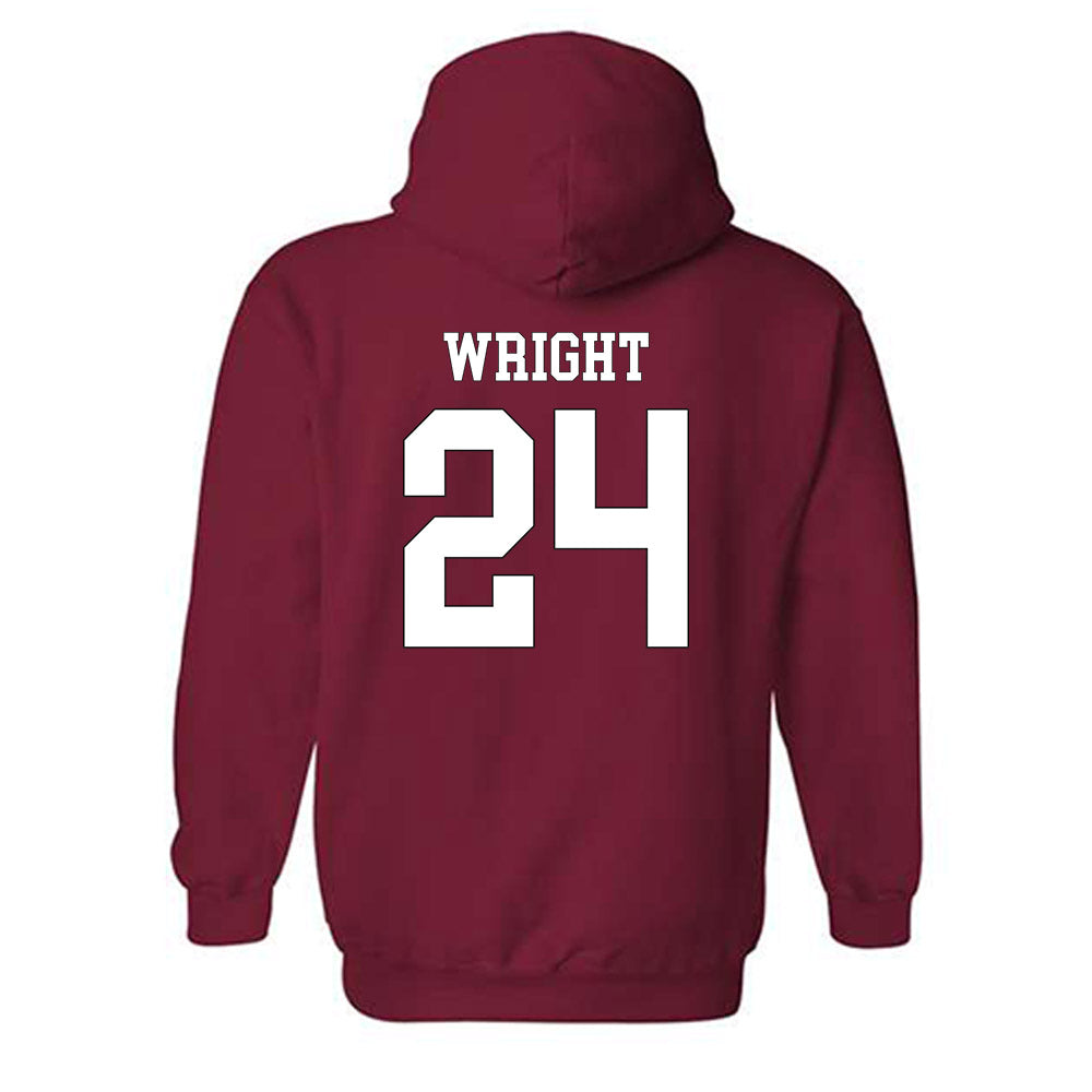 Troy - NCAA Women's Soccer : Riley Wright - Generic Shersey Hooded Sweatshirt-1