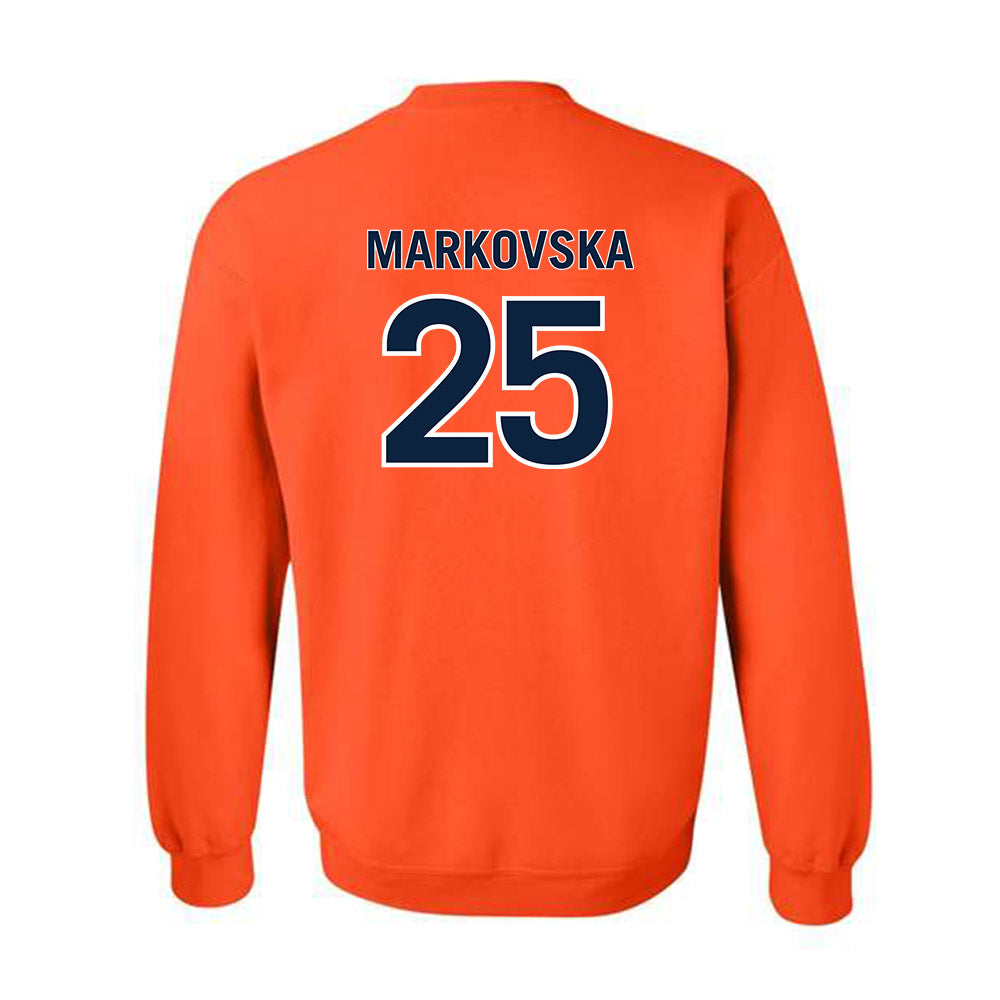 Auburn - NCAA Women's Volleyball : Lizzy Markovska - Replica Shersey Crewneck Sweatshirt-1