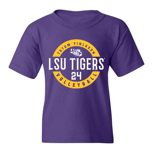 LSU - NCAA Women's Volleyball : Tatum Finlason - Youth T-Shirt