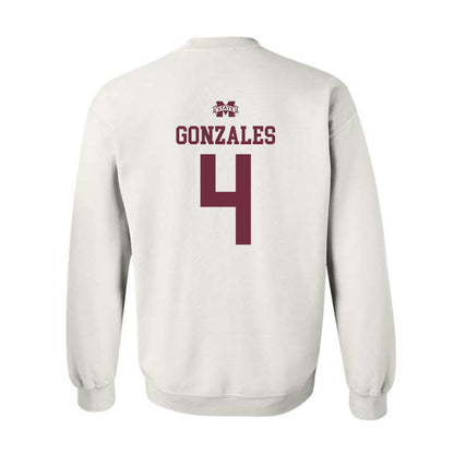 Mississippi State - NCAA Women's Volleyball : Zoe Gonzales - Replica Shersey Crewneck Sweatshirt-1