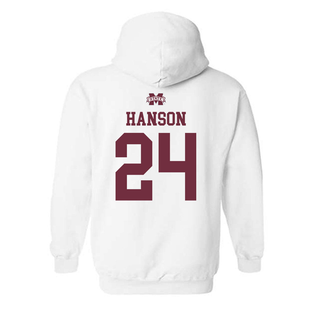 Mississippi State - NCAA Women's Volleyball : Cayley Hanson - Replica Shersey Hooded Sweatshirt-1