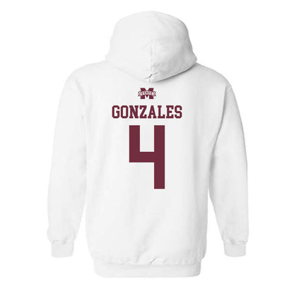 Mississippi State - NCAA Women's Volleyball : Zoe Gonzales - Replica Shersey Hooded Sweatshirt-1