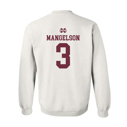 Mississippi State - NCAA Women's Volleyball : Lindsey Mangelson - Replica Shersey Crewneck Sweatshirt-1