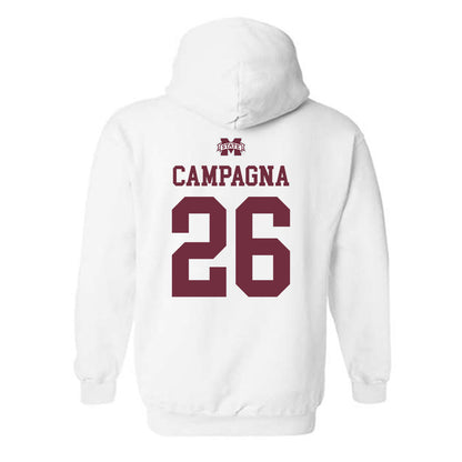Mississippi State - NCAA Women's Volleyball : Hailey Campagna - Replica Shersey Hooded Sweatshirt-1