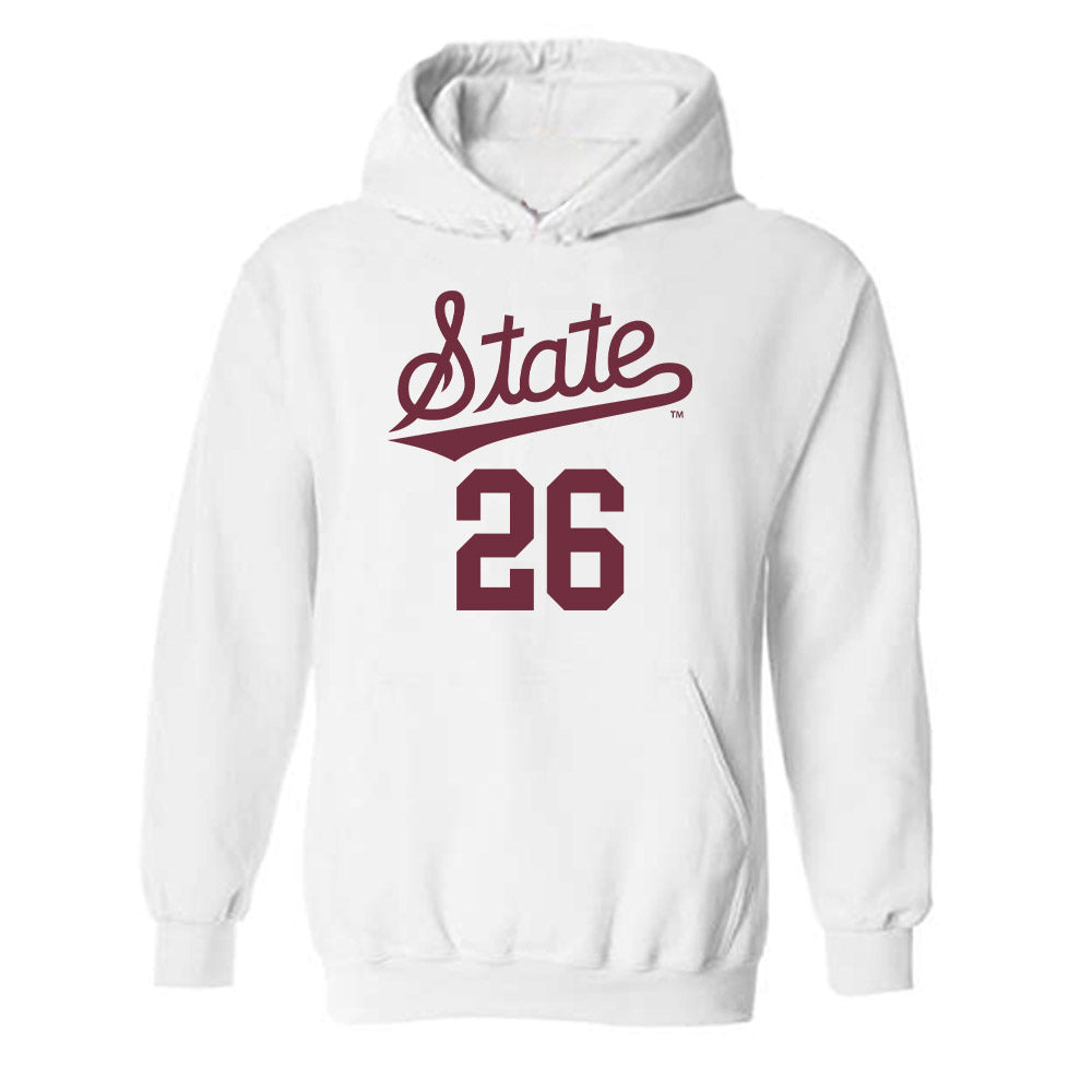 Mississippi State - NCAA Women's Volleyball : Hailey Campagna - Replica Shersey Hooded Sweatshirt-0
