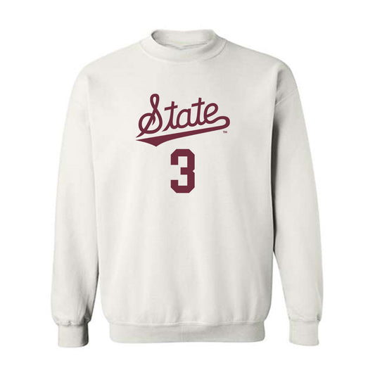 Mississippi State - NCAA Women's Volleyball : Lindsey Mangelson - Replica Shersey Crewneck Sweatshirt-0