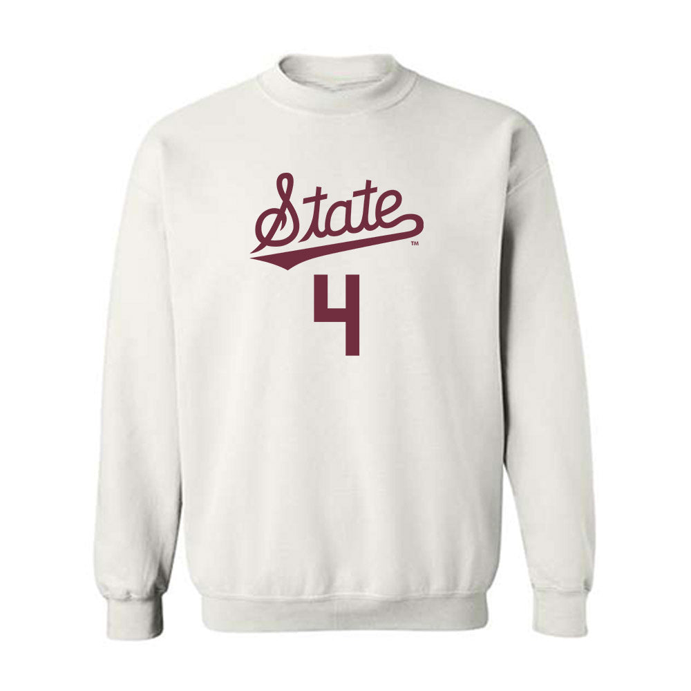Mississippi State - NCAA Women's Volleyball : Zoe Gonzales - Replica Shersey Crewneck Sweatshirt-0