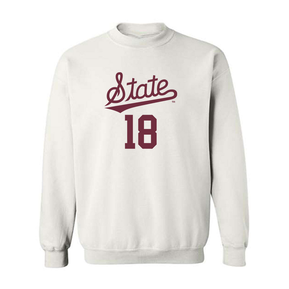 Mississippi State - NCAA Women's Volleyball : Lauren Myrick - Replica Shersey Crewneck Sweatshirt-0