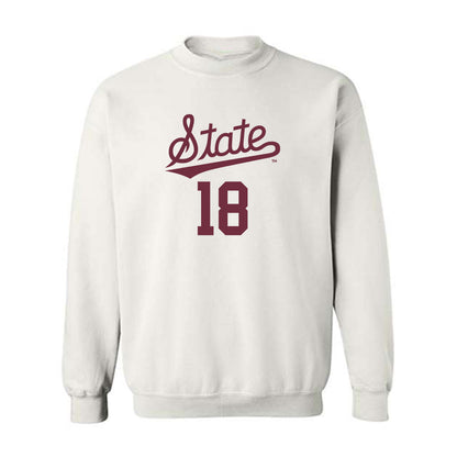 Mississippi State - NCAA Women's Volleyball : Lauren Myrick - Replica Shersey Crewneck Sweatshirt-0