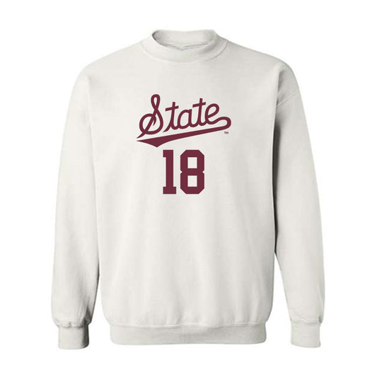 Mississippi State - NCAA Women's Volleyball : Lauren Myrick - Replica Shersey Crewneck Sweatshirt-0