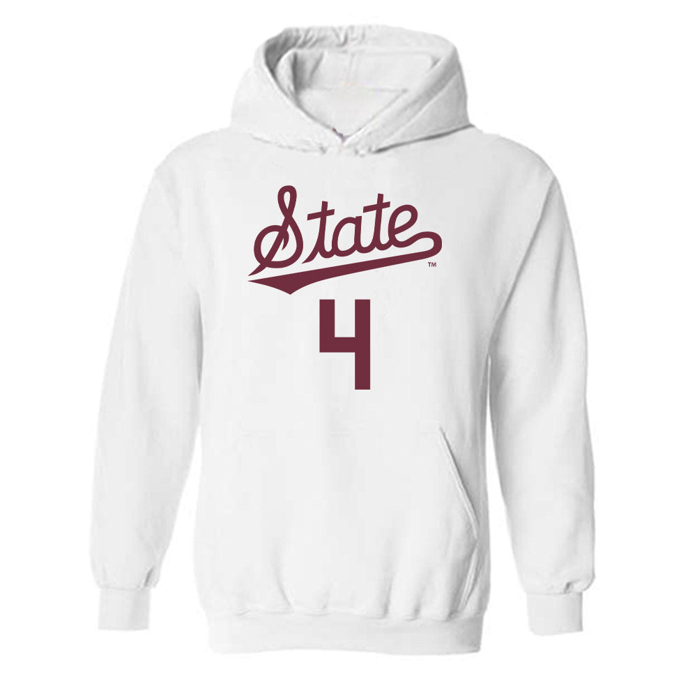 Mississippi State - NCAA Women's Volleyball : Zoe Gonzales - Replica Shersey Hooded Sweatshirt-0