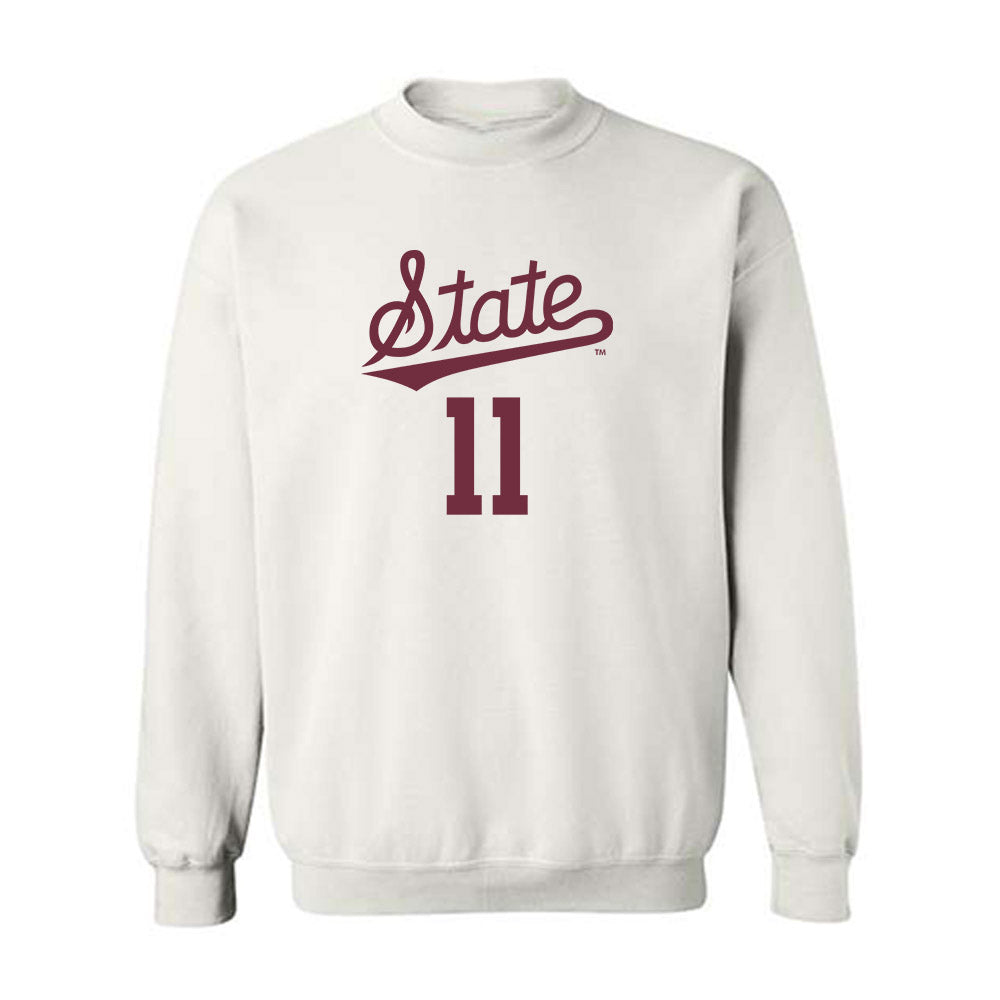 Mississippi State - NCAA Women's Volleyball : Kenna Dressel - Replica Shersey Crewneck Sweatshirt-0