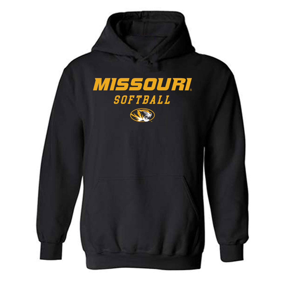 Missouri - NCAA Softball : Abby Hay - Classic Shersey Hooded Sweatshirt-0