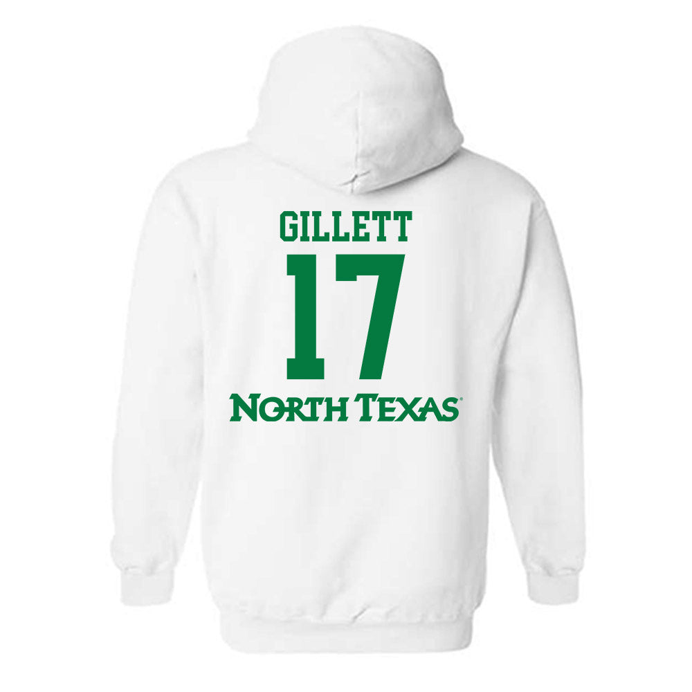 North Texas - NCAA Women's Volleyball : Susan Gillett - Replica Shersey Hooded Sweatshirt