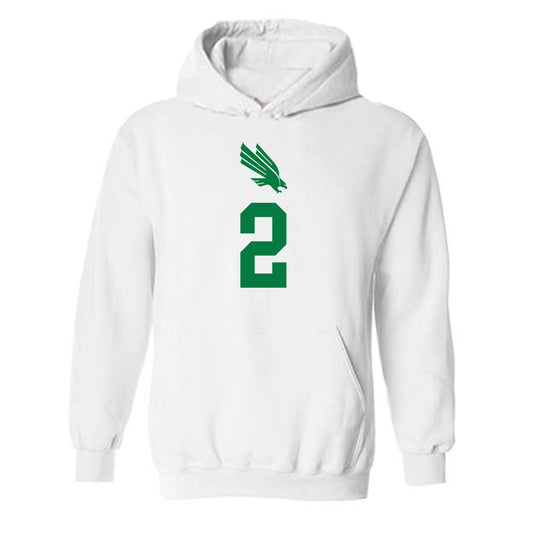 North Texas - NCAA Women's Volleyball : Lauren Wheeler - Replica Shersey Hooded Sweatshirt