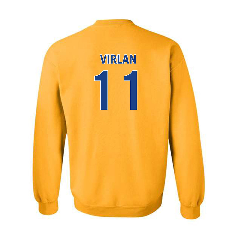 Pittsburgh - NCAA Women's Volleyball : Dalia Virlan - Replica Shersey Crewneck Sweatshirt