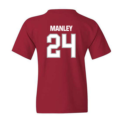 Troy - NCAA Football : Kinnick Manley - Classic Shersey Youth T-Shirt-1