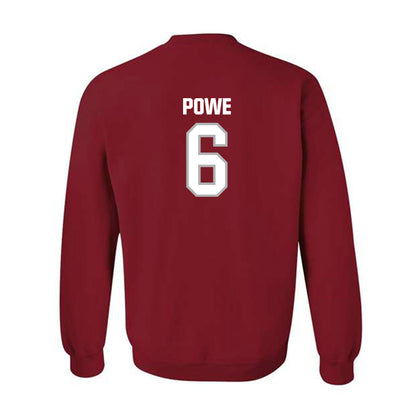 Troy - NCAA Football : Justin Powe - Classic Shersey Crewneck Sweatshirt-1