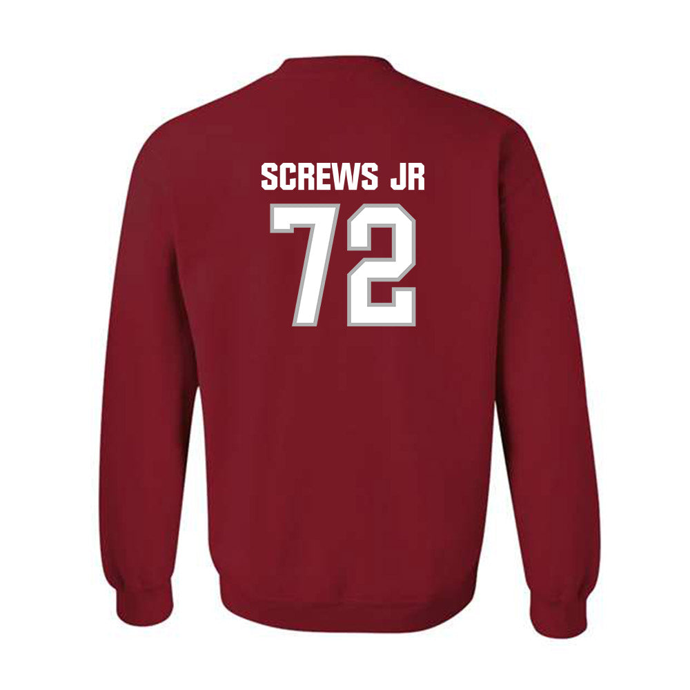 Troy - NCAA Football : Patrick Screws Jr - Classic Shersey Crewneck Sweatshirt-1