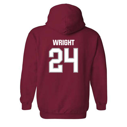 Troy - NCAA Women's Soccer : Riley Wright - Classic Shersey Hooded Sweatshirt-1