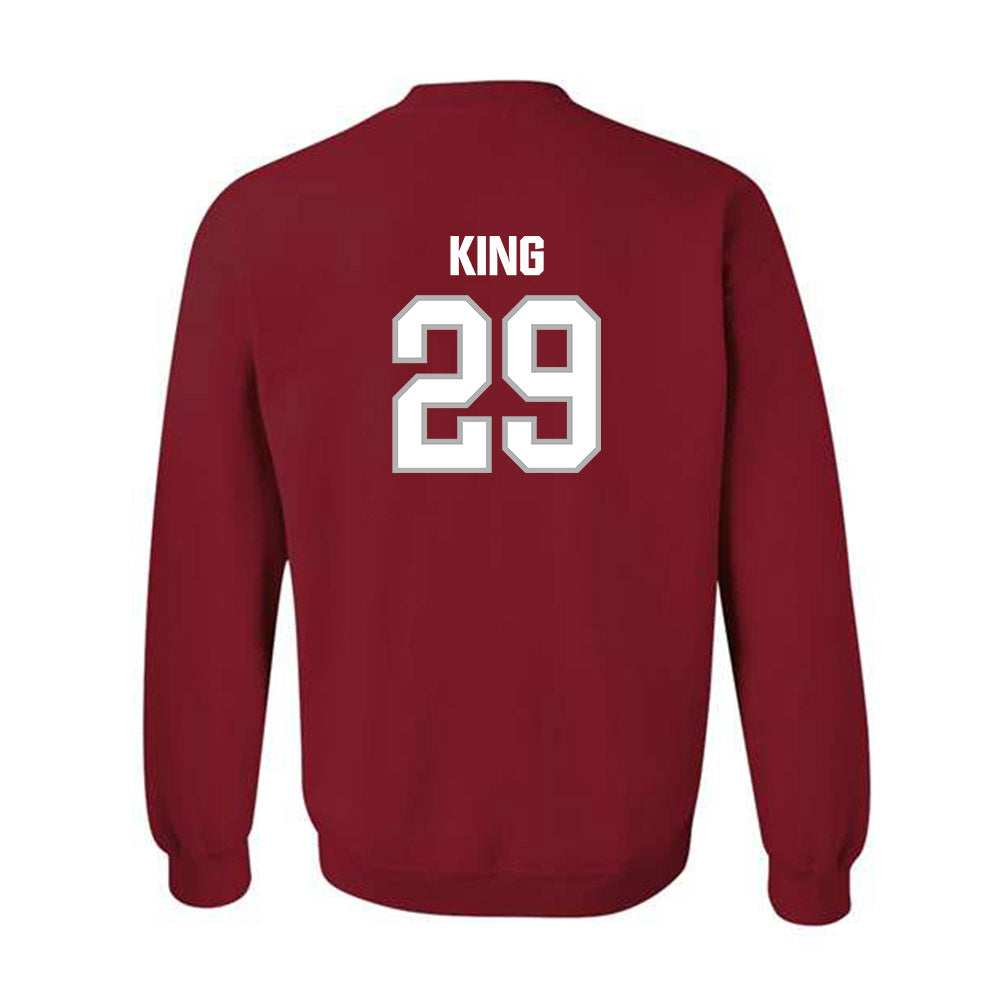Troy - NCAA Baseball : Dylan King - Classic Shersey Crewneck Sweatshirt-1