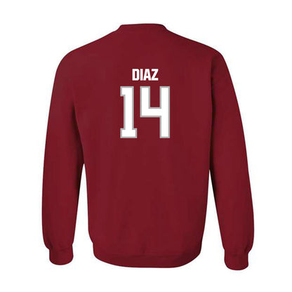 Troy - NCAA Baseball : Zaid Diaz - Classic Shersey Crewneck Sweatshirt-1