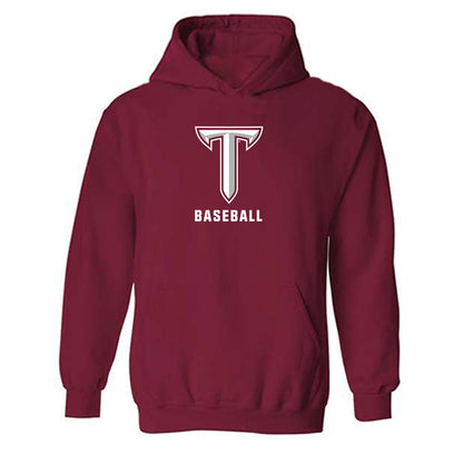 Troy - NCAA Baseball : Gavin Schrader - Classic Shersey Hooded Sweatshirt-0