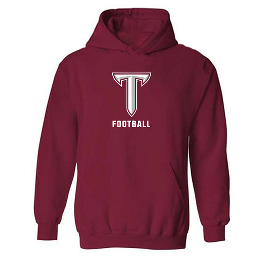 Troy - NCAA Football : OJ Vaughan Jr - Classic Shersey Hooded Sweatshirt-0