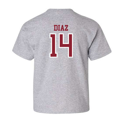 Troy - NCAA Baseball : Zaid Diaz - Generic Shersey Youth T-Shirt-1